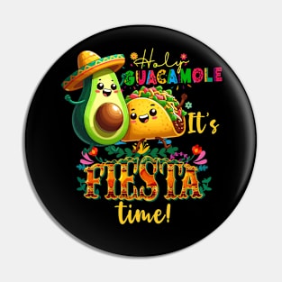 Cinco De Mayo Shirt Holy Guacamole Fiesta Funny Men Women Pin