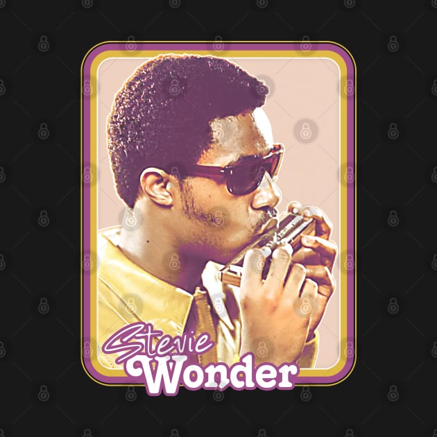 Stevie Wonder / Retro Aesthetic Fan Design by DankFutura