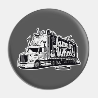 Semi-Truck : Jammin on Wheels Pin