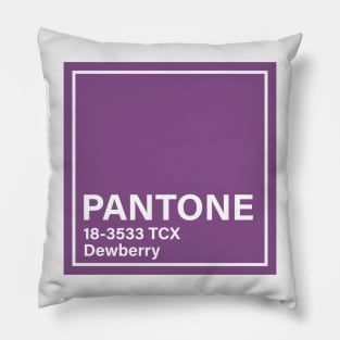 pantone 18-3533 TCX Dewberry Pillow