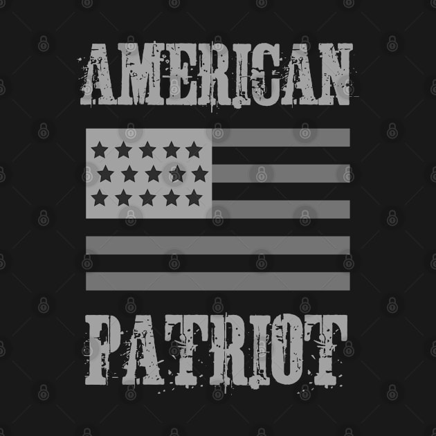 American Patriot Flag Tactical Style by jutulen