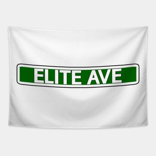 Elite Ave Street Sign Tapestry