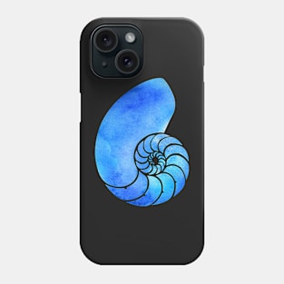 Blue Nautilus Phone Case