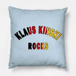 Klaus Kinski Rocks Pillow