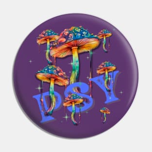 PSY.Magic Mushrooms Pin