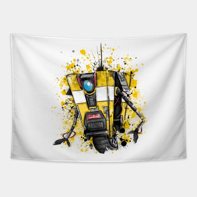 CL4P-TP Robot Tapestry by DrMonekers