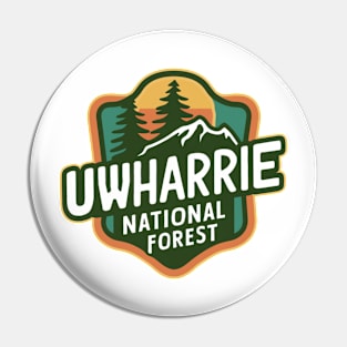 Retro Uwharrie National Forest Pin