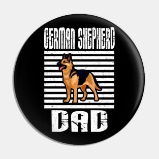 German Shepherd Dad Proud Dogs Pin