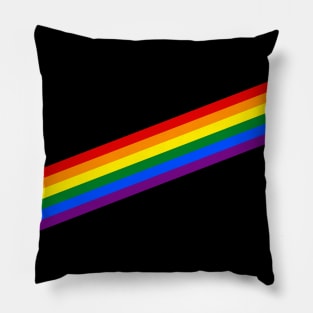 Rainbow Stripes Pillow