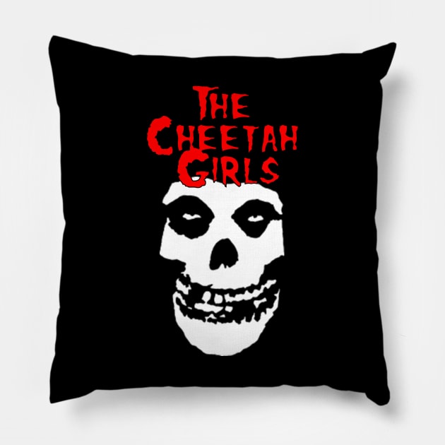 Where Cheetahs Dare Pillow by PlanetWeirdPod