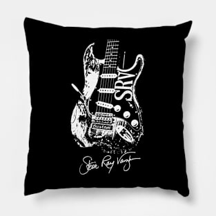 Stevie Ray Vaughan Number One Guitar Pillow