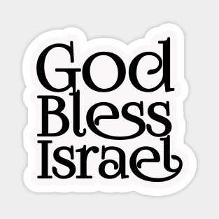 God Bless Israel Magnet