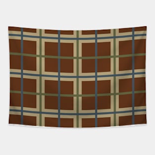 Fall Plaid Tapestry