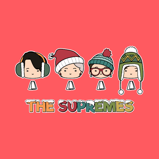 The Supremes Cute Kawaii Chibi Winter Hat Tshirt Gift by yaros