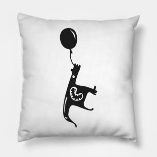 Black ballon Pillow