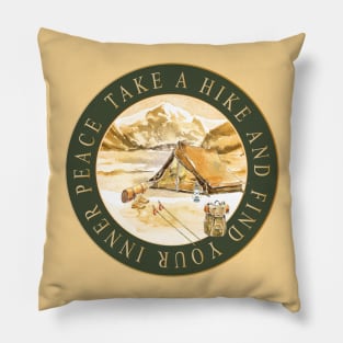 Desert Mountains - Take A Hike And Find Your Inner Peace Pillow