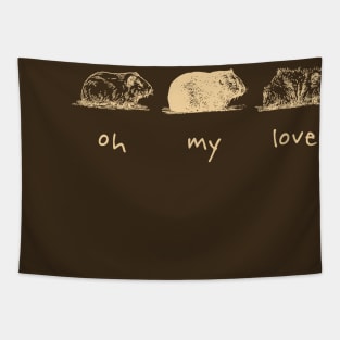 oh my love Tapestry