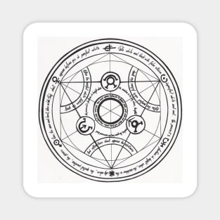 Fullmetal alchemist circle Magnet