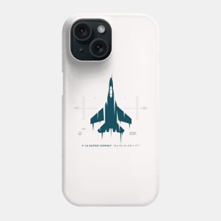 F-18 Superhornet, Air Superiority Phone Case