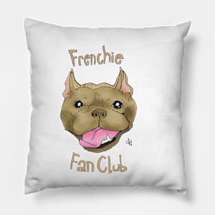 Frenchie Fan Club Pillow