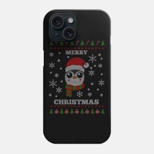 Penguin Ugly Christmas Sweater Phone Case