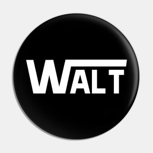 Walt Black Pin