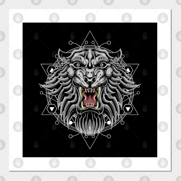 White Lion Lion Apparel Posters And Art Prints Teepublic Digital fantasy fractal design art of a lion. teepublic