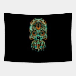 Electroluminated Skull - Acid Mints Tapestry