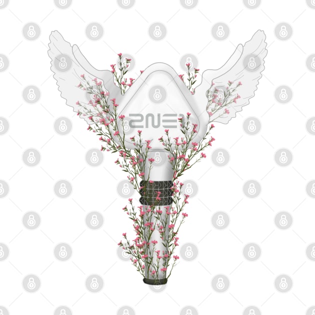 2NE1 Floral Lightstick by RetroAttic