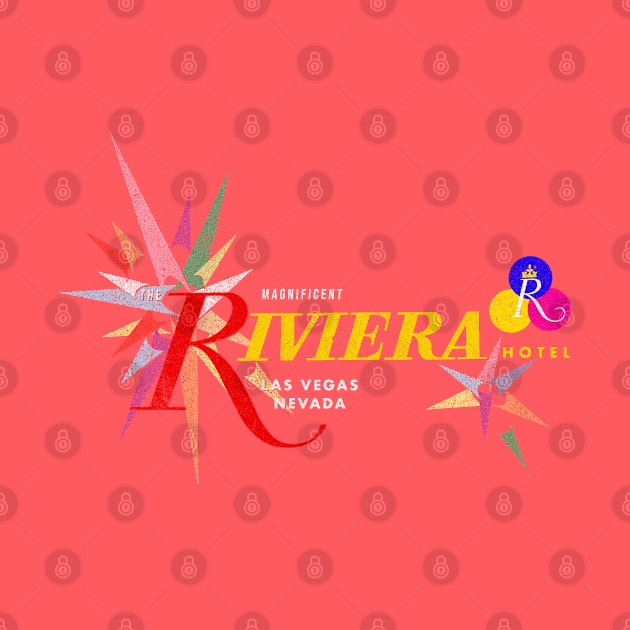 Retro Vintage Riviera Hotel and Casino Las Vegas by StudioPM71