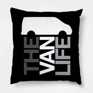 The Van Life Logo (tricolour) Pillow