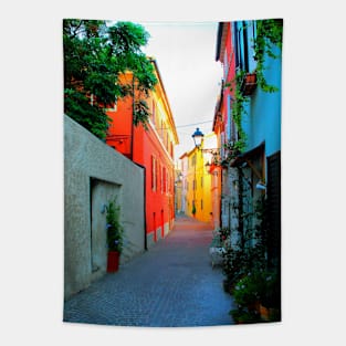 Street in Sirolo Tapestry