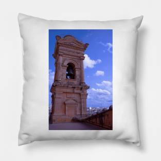 Bell Tower, Mosta, Malta Pillow