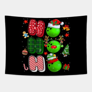 HOHOHO Santa Elf Reindeer Bowling Balls Xmas Light Christmas Tapestry