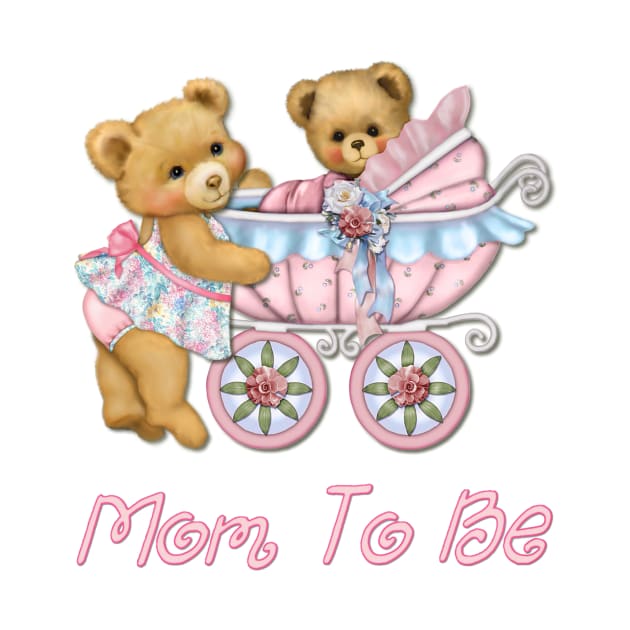 Teddy and Carriage - Mom To Be by SpiceTree