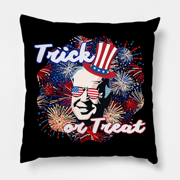 4th Of July Shirts Biden Happy 4th of July T-Shirt Pillow by CharismaShop