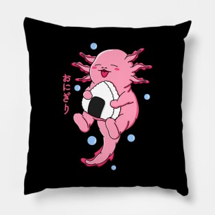 Axolotl Onigiri Pillow