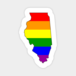 Illinois Pride! Magnet