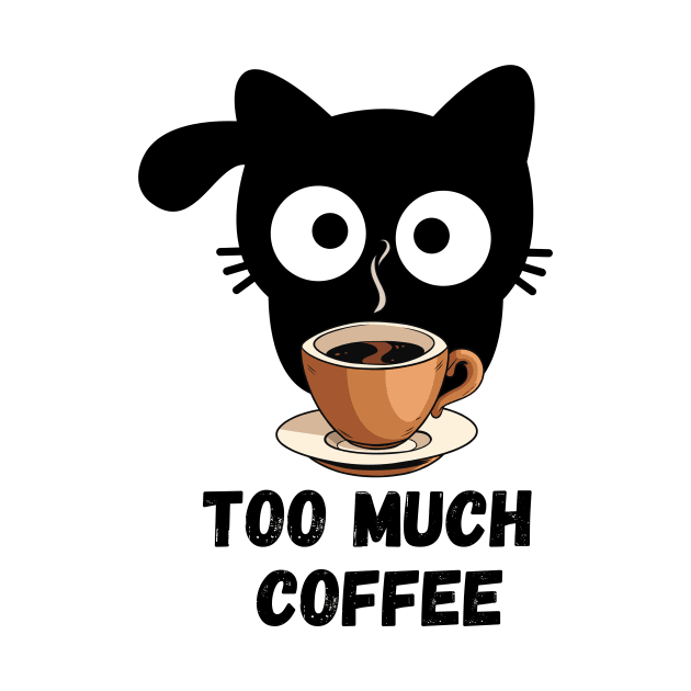 Frazzled Cat with Coffee Mug by TammyWinandArt