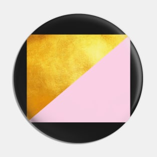 Pink and gold abstract Pin