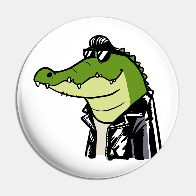 Rockabilly Crocs Pin by wtama