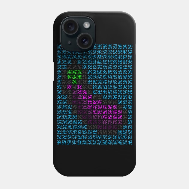 Pixelated Eggplant Phone Case by NightserFineArts