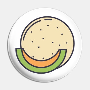 Cantaloupe Slice Pin