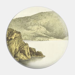 River and Mountains Pin