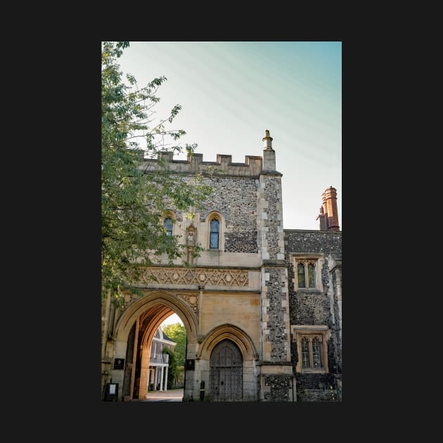 Medieval archway in the city of Norwich by yackers1