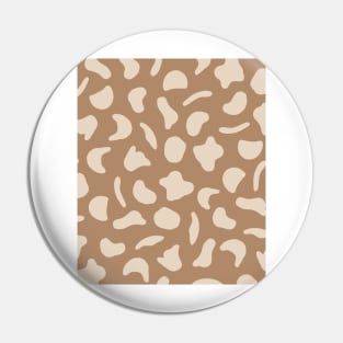 Neutral Warm Tones Patel Pink Abstract Shapes  Pattern Pin