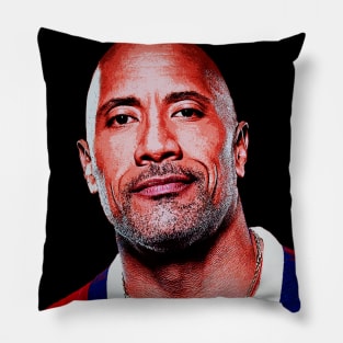 dwayne johnson Pillow