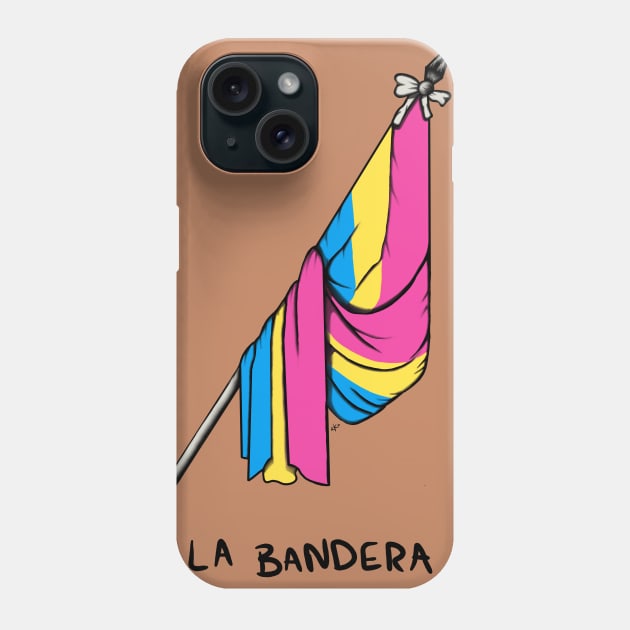 Pansexual Flag Loteria Bandera Phone Case by Wild Create