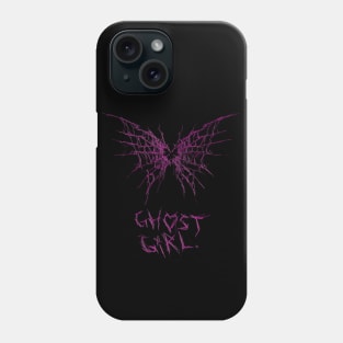 Ghost Girl Web Heart Phone Case