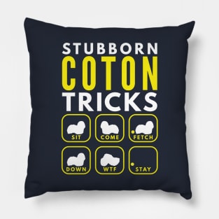 Stubborn Coton Tricks - Dog Training Pillow